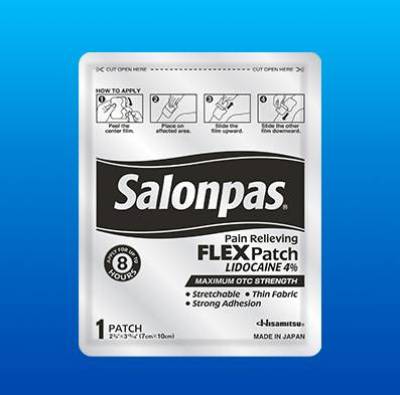 Free Salonpas Lidocaine FLEX Patch Sample