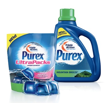 Free Purex Liquid or Purex UltraPacks Detergent Sample