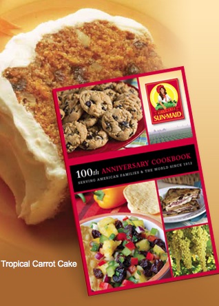 Free Sun-Maid 100th Anniversary Cookbook Booklet