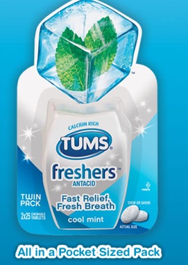 Free TUMS Freshers Antacid Sample