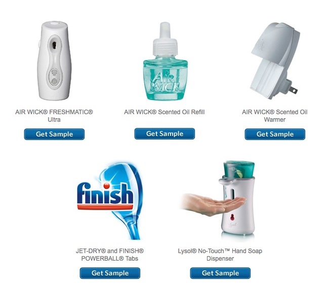 Sam's Club: Free Lysol, Air Wick and Finish Product Samples