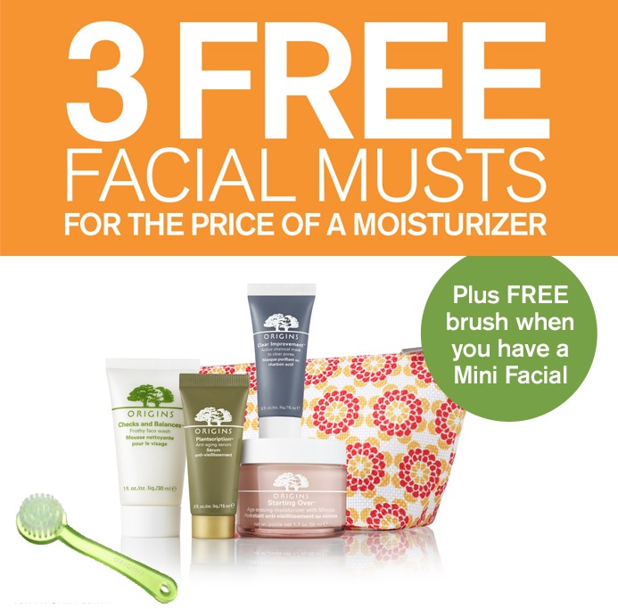 Free Mini Facial & Facial Brush at Origins