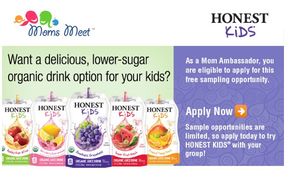 Free Honest Kids Product Samples (apply, Mom Ambassadors)