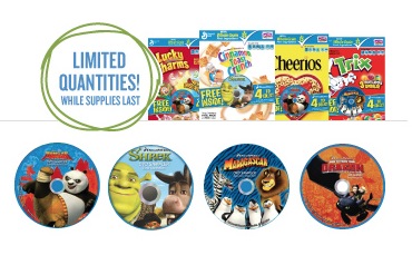 Free DreamWorks Animation DVD Sampler (Pillsbury members)
