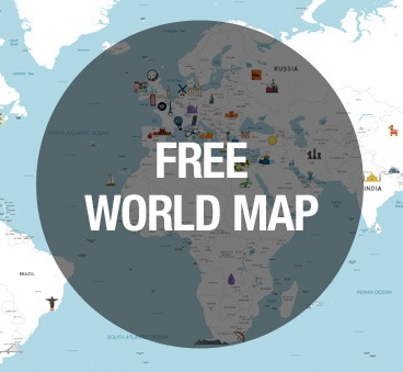 Free World Map for Teachers
