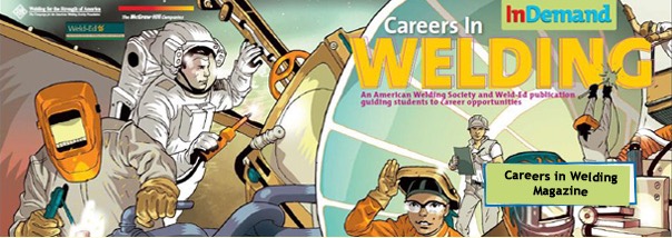 Free Careers in Welding Magazine, Comic Book And DVD