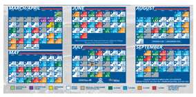Free Dodgers Pocket Schedules