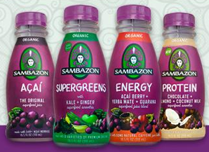 Free Sambazon Superfood Juices or Smoothies (Apply, Mom Ambassadors)