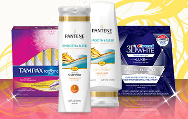 Free Pantene, Crest, Always and Tampax Samples