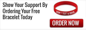 Free Don’t Text and Drive Bracelet
