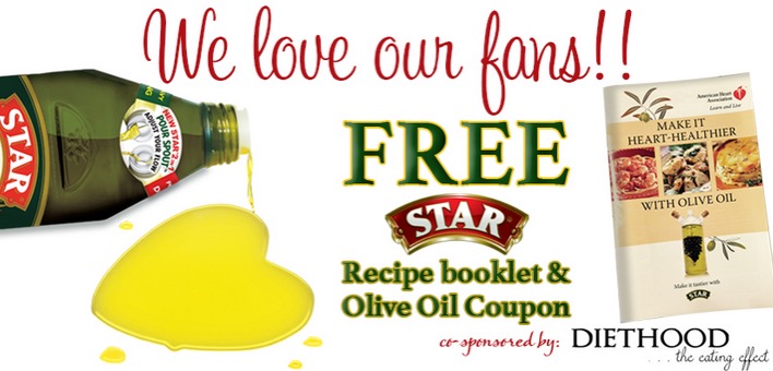 Free Star Recipe Booklet & Olive Oil Coupon