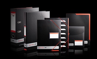Black N Red By Elba Stud Wallet Polypropylene A4 Opaque Ref 400051532 Pack 5