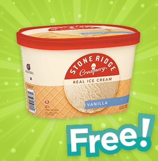 Free Stone Ridge Ice Cream at Farm Fresh Supermarkets
