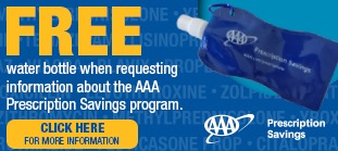 Free Collapsible Water Bottle for AAA Members