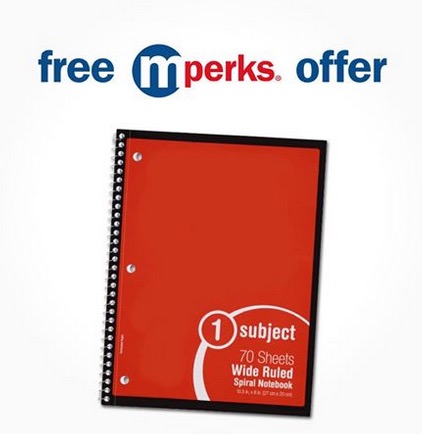 Free Notebook at Meijer