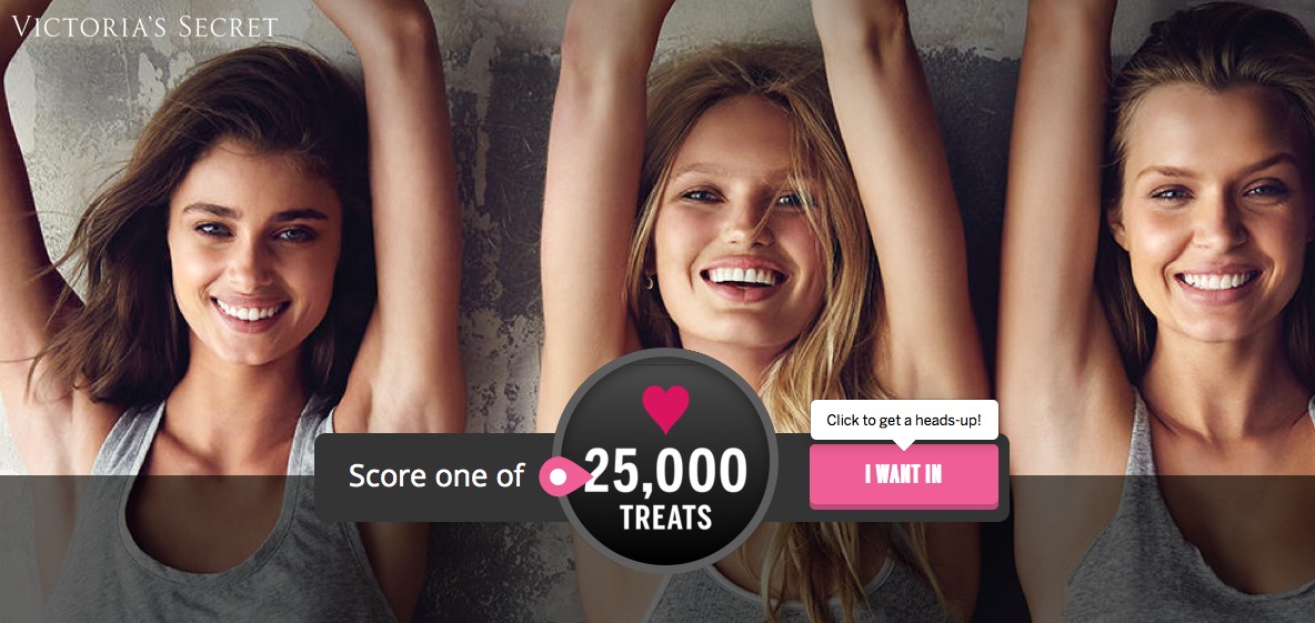 Free Treats From Victorias Secret