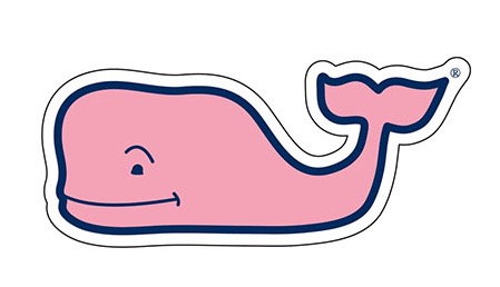 Free Vineyard Vines Pink Whale Sticker
