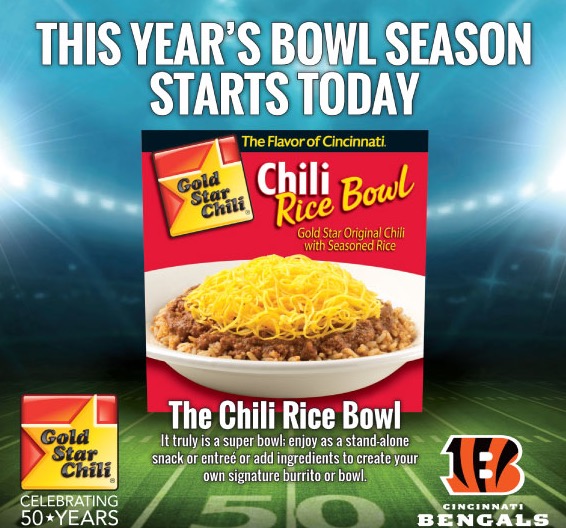 Free Gold Star Chili Rice Bowl