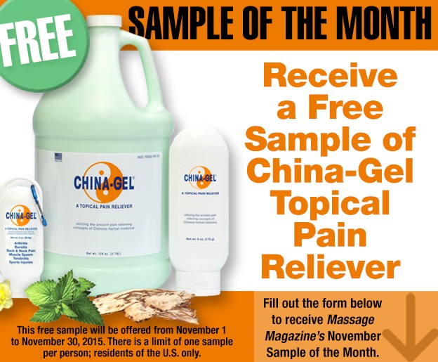 Free China-Gel Topical Pain Reliever Sample