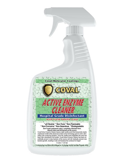 Free Rugged Coval Active Enzyme Cleaner or Coval Multi Purpose Sealer