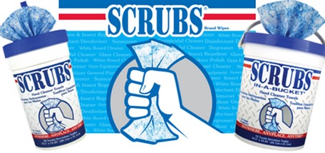 Free SCRUBS Stainless Steel Cleaner Wipes Sample