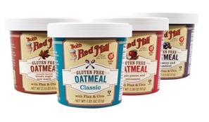 Free Bob’s Red Mill Gluten Free Oatmeal Cups (Apply, Mom Ambassadors)
