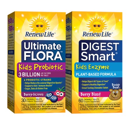 Free Ultimate Flora Kids Probiotic and Digest Smart Kids Enzyme Sample
