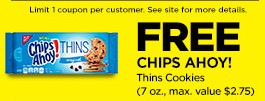 Free Pack of Chips Ahoy! Thins Cookies at Dollar General