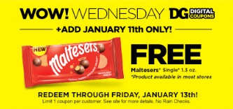 Free Maltesers Candy at Dollar General