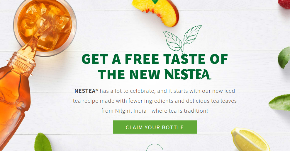 Free Bottle of Nestea