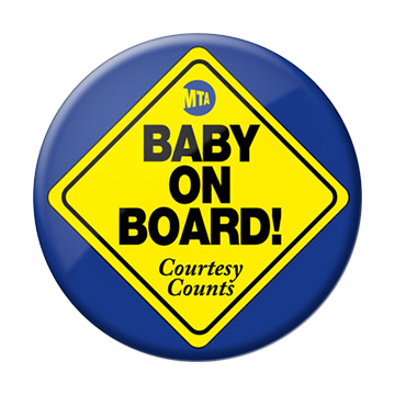 Free Baby on Board or Please Offer Me a Seat Buttons