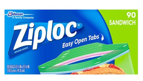 Free Box of Ziploc Sandwich Bags at Kmart (Text)