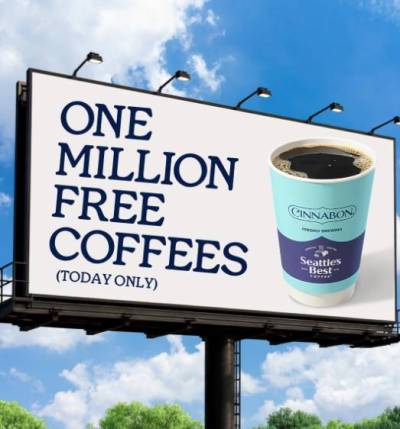 Free Cinnabon Small Hot Coffee for National Coffee Day