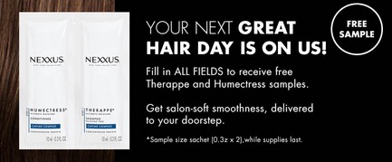Free Nexxus Therappe & Humectress Samples
