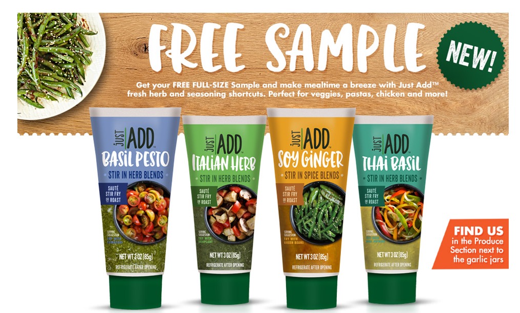 Free Just Add Herb Blends Sample
