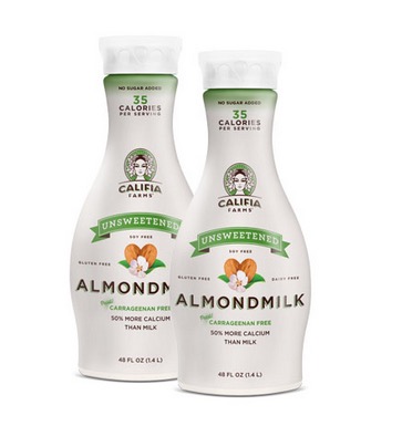 Free Califia Farms Unsweetened Almondmilk (Apply, Mom Ambassadors)