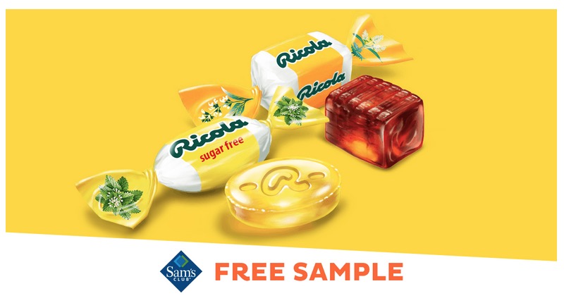 Free Ricola Cough Drops Sample at Sam’s Club