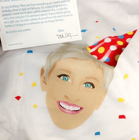 Free #EllenBirthdaySwag Gift