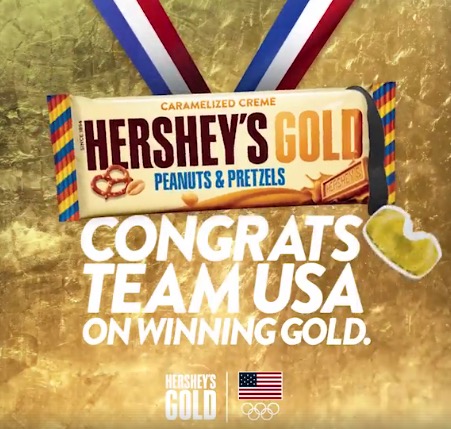 Free Hershey’s Gold Bar