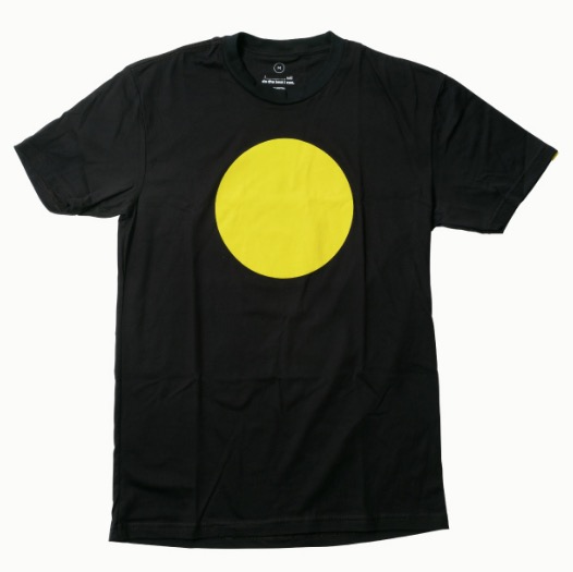 Free Yellow Circles T-Shirt and Stickers
