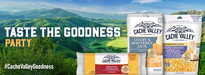 Free Cache Valley Taste the Goodness Party Kit (Apply)