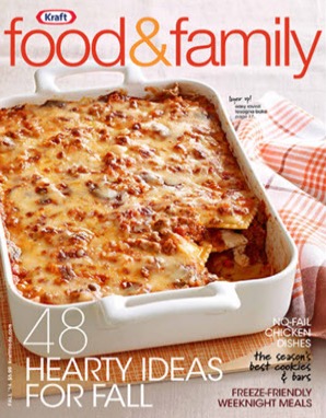 Free 2 Year Kraft Food and Family Magazine Subscription