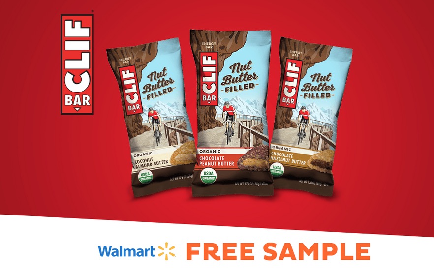 Free CLIF Nut Butter Filled Energy Bar Sample at Walmart