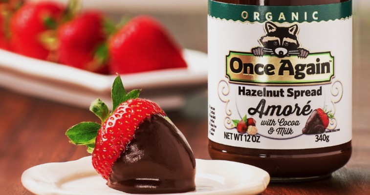 Free Organic Once Again Nut Butter Amore Hazelnut Spread (Apply, Mom Ambassadors)