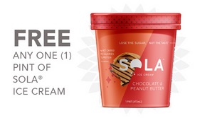 Free Pint of Sola Ice Cream at Harris Teeter Stores