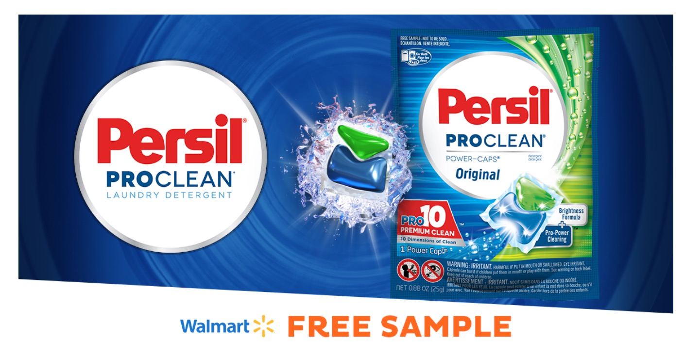 Free Persil Original Laundry Detergent Sample at Walmart
