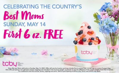 Free 6oz. of Froyo at TCBY (5/14)