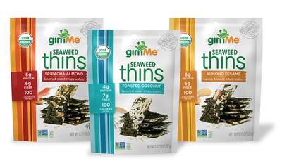 Free GimMe Seaweed Thins Samples (Apply, Mom Ambassadors)