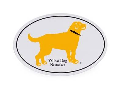 Free Yellow Dog Nantucket Sticker