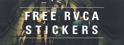 Free RVCA Stickers